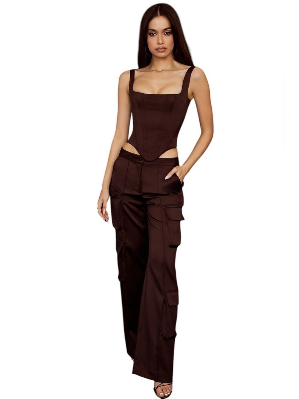 NWOT House of CB Daria Cargo Trousers